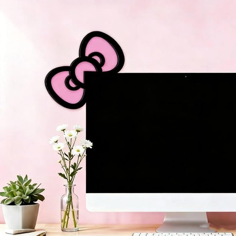 New 1/2Pcs Wooden Bowknot PC A - Gaming Accessories Monitor review and price