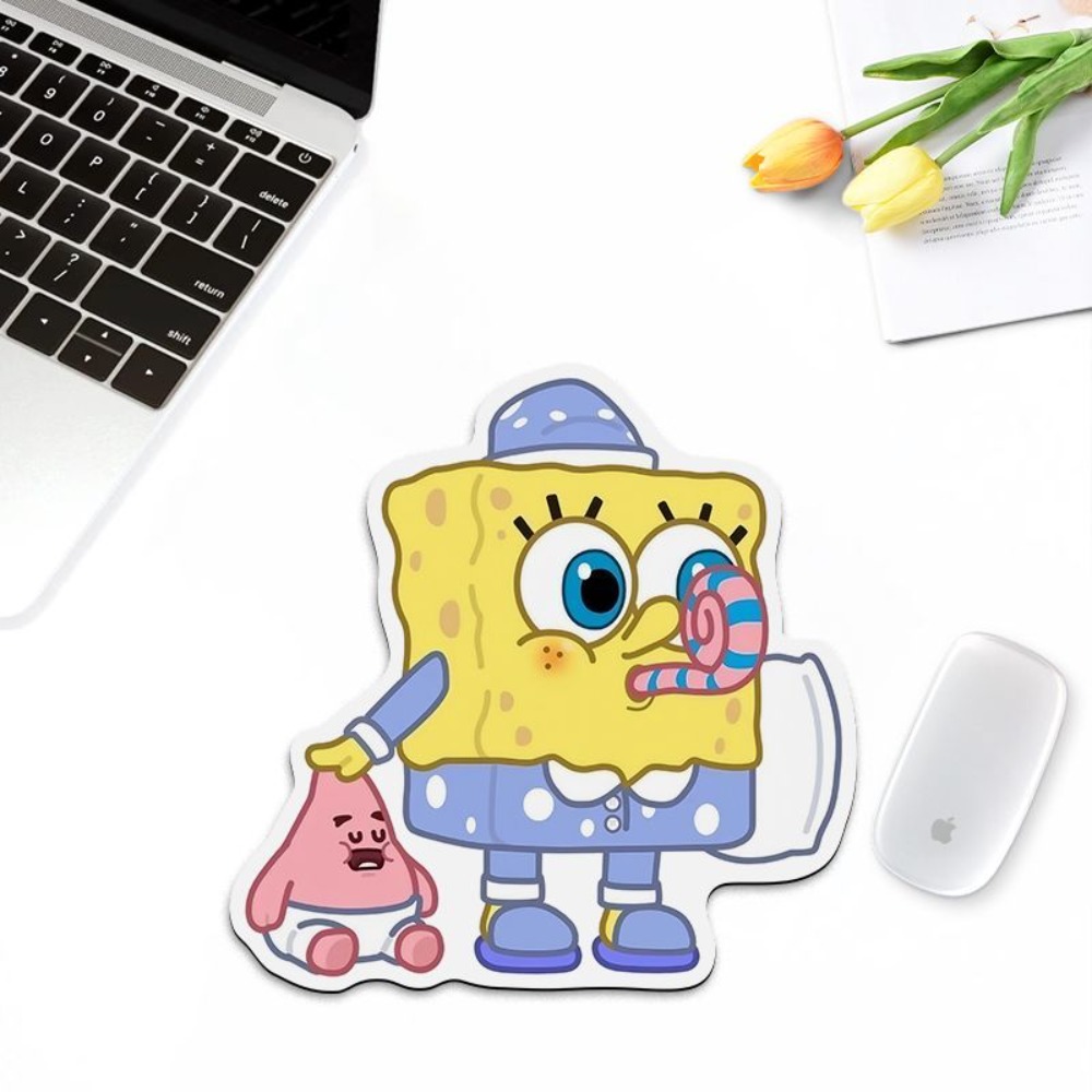 Cute SpongeBob Shaped Mouse Pa - Gaming Accessories Girly review and price