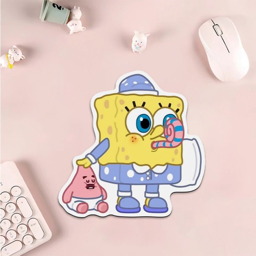 Cute SpongeBob Shaped Mouse Pa - Gaming Accessories Girly review and price