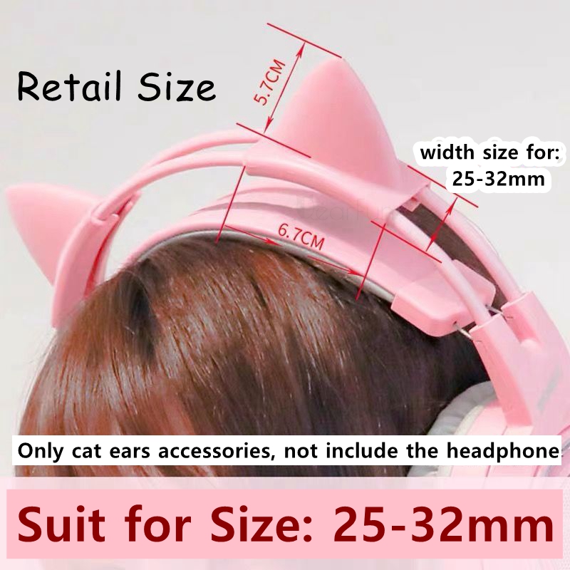 Pink Silicone Cat Ears Pendant - Gaming Accessories Girly review and price